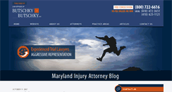 Desktop Screenshot of marylandinjuryattorneyblog.com